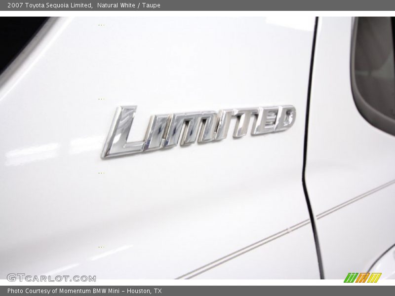 Natural White / Taupe 2007 Toyota Sequoia Limited