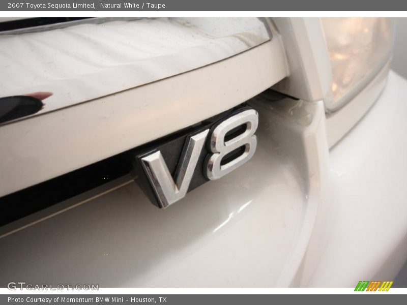 Natural White / Taupe 2007 Toyota Sequoia Limited