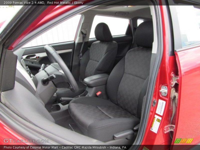 Red Hot Metallic / Ebony 2009 Pontiac Vibe 2.4 AWD