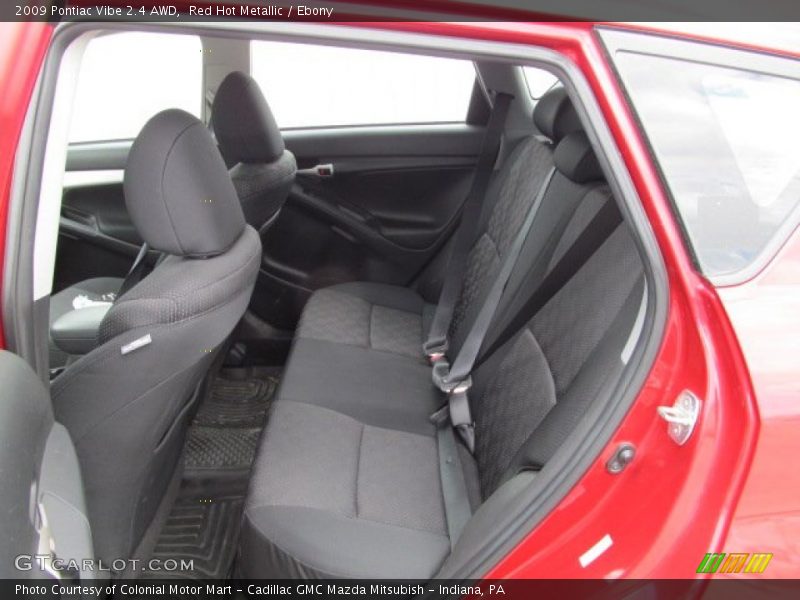 Red Hot Metallic / Ebony 2009 Pontiac Vibe 2.4 AWD