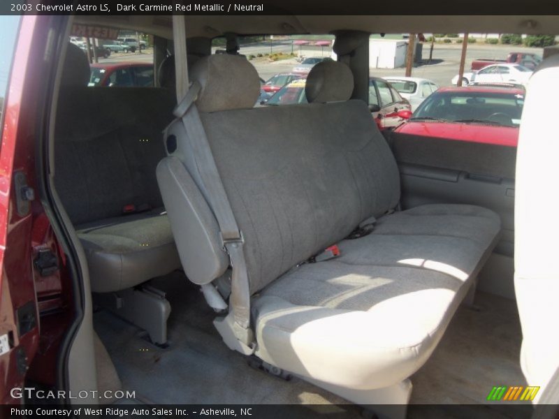 Dark Carmine Red Metallic / Neutral 2003 Chevrolet Astro LS