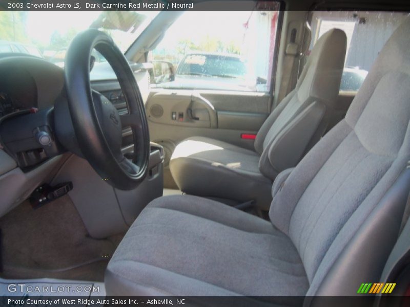 Dark Carmine Red Metallic / Neutral 2003 Chevrolet Astro LS