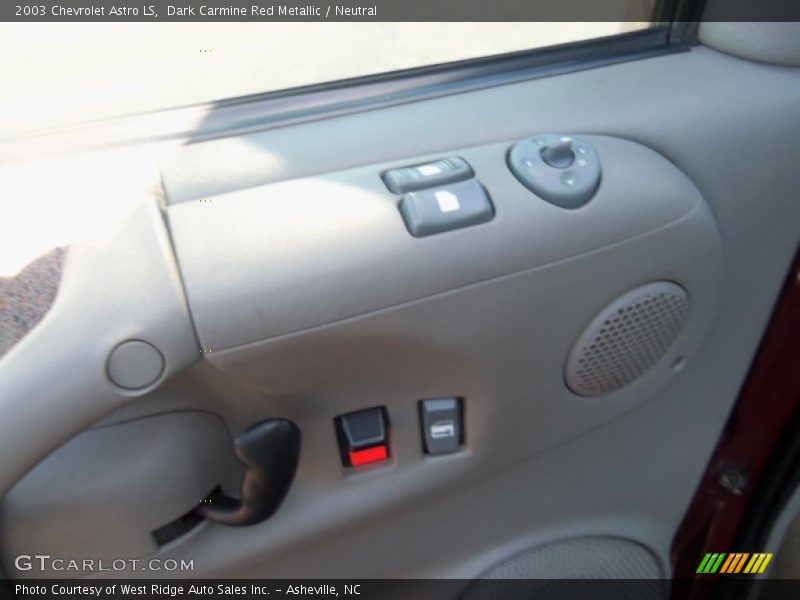 Dark Carmine Red Metallic / Neutral 2003 Chevrolet Astro LS