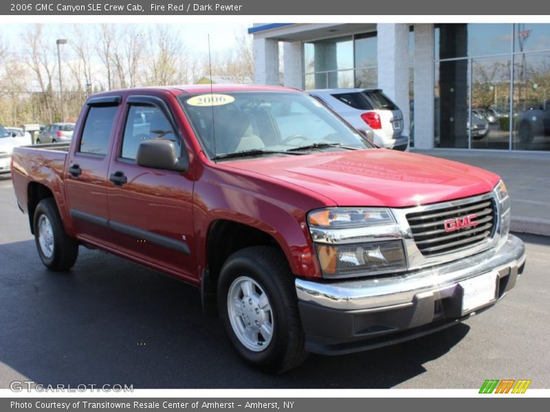 Fire Red / Dark Pewter 2006 GMC Canyon SLE Crew Cab