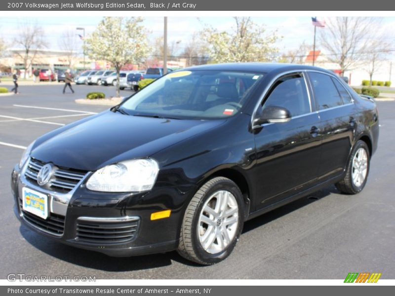 Black / Art Gray 2007 Volkswagen Jetta Wolfsburg Edition Sedan