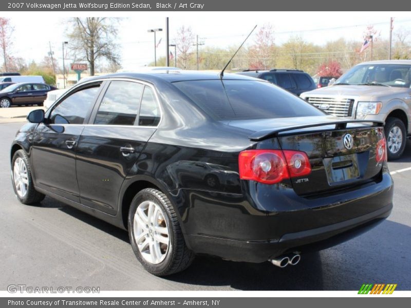 Black / Art Gray 2007 Volkswagen Jetta Wolfsburg Edition Sedan