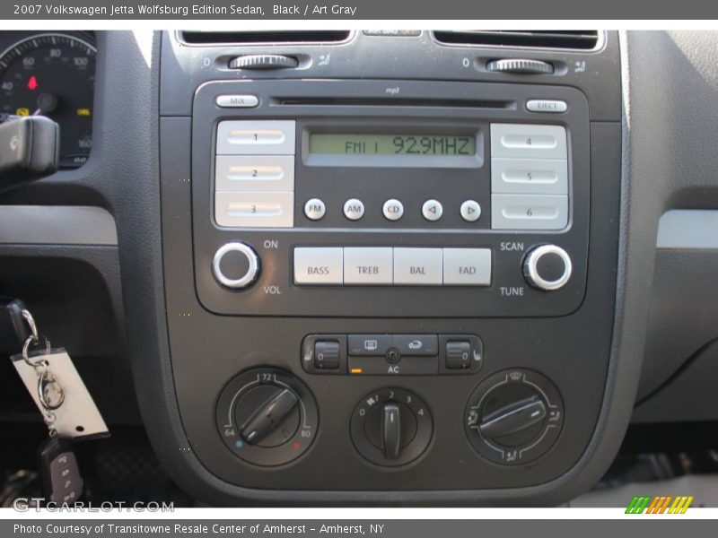 Black / Art Gray 2007 Volkswagen Jetta Wolfsburg Edition Sedan