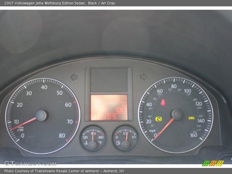 Black / Art Gray 2007 Volkswagen Jetta Wolfsburg Edition Sedan