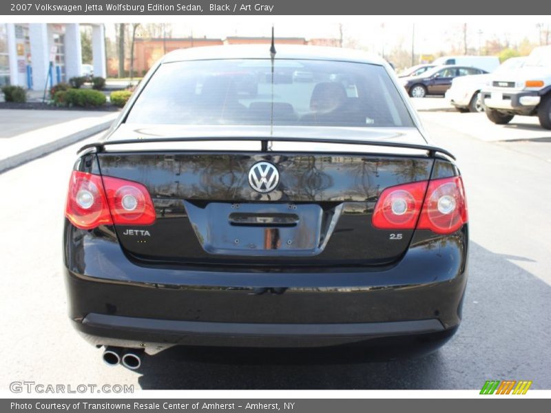 Black / Art Gray 2007 Volkswagen Jetta Wolfsburg Edition Sedan
