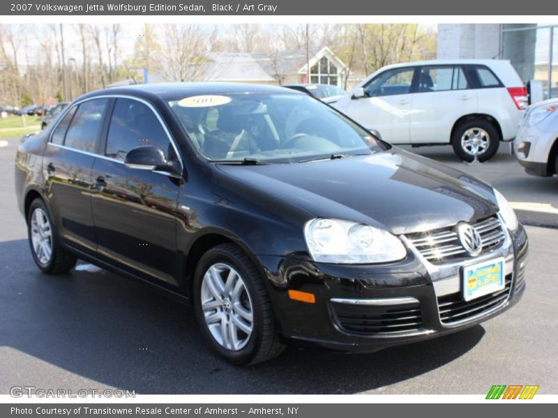 Black / Art Gray 2007 Volkswagen Jetta Wolfsburg Edition Sedan