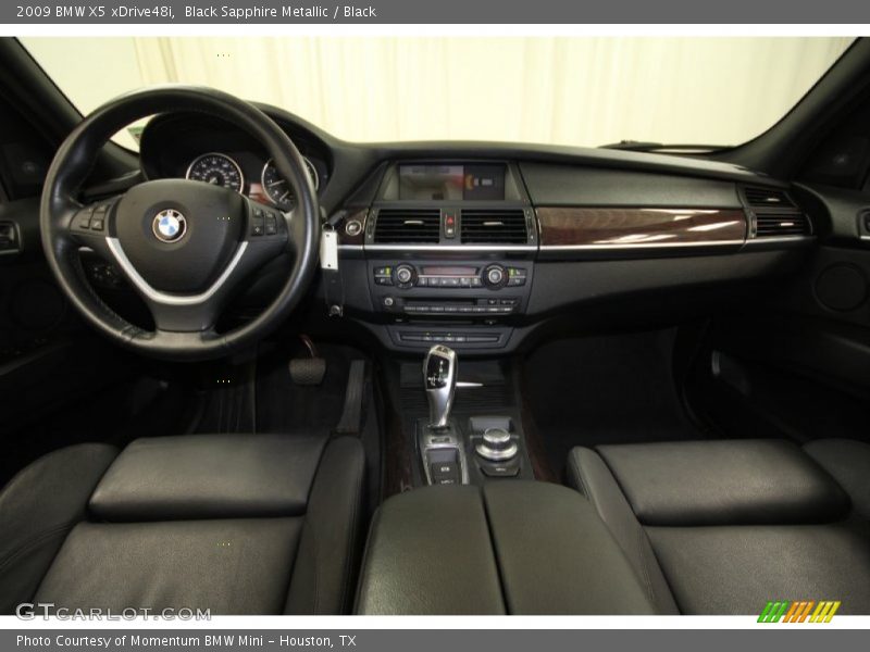 Black Sapphire Metallic / Black 2009 BMW X5 xDrive48i