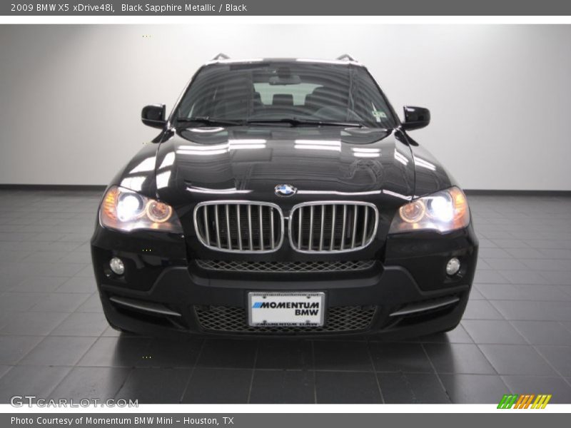 Black Sapphire Metallic / Black 2009 BMW X5 xDrive48i