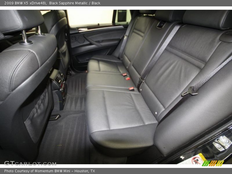 Black Sapphire Metallic / Black 2009 BMW X5 xDrive48i