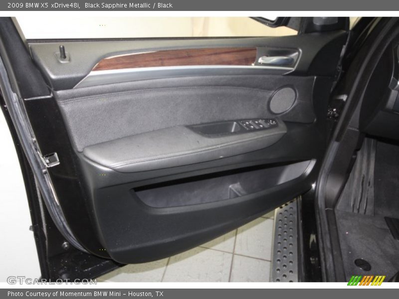 Black Sapphire Metallic / Black 2009 BMW X5 xDrive48i