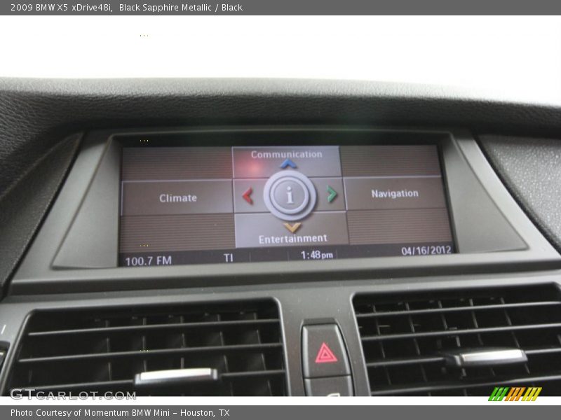 Black Sapphire Metallic / Black 2009 BMW X5 xDrive48i