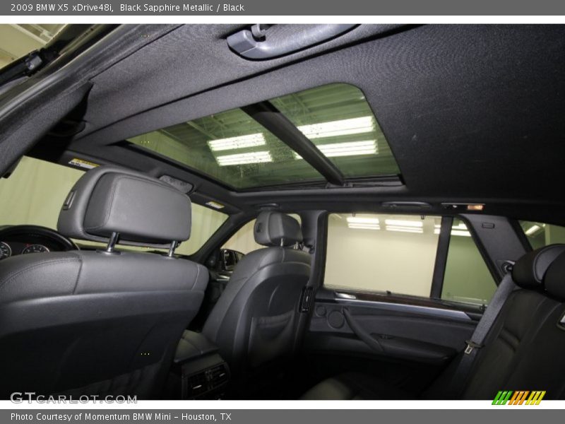 Black Sapphire Metallic / Black 2009 BMW X5 xDrive48i