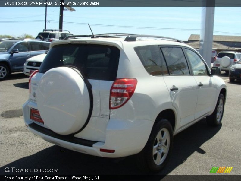 Super White / Sand Beige 2010 Toyota RAV4 I4 4WD
