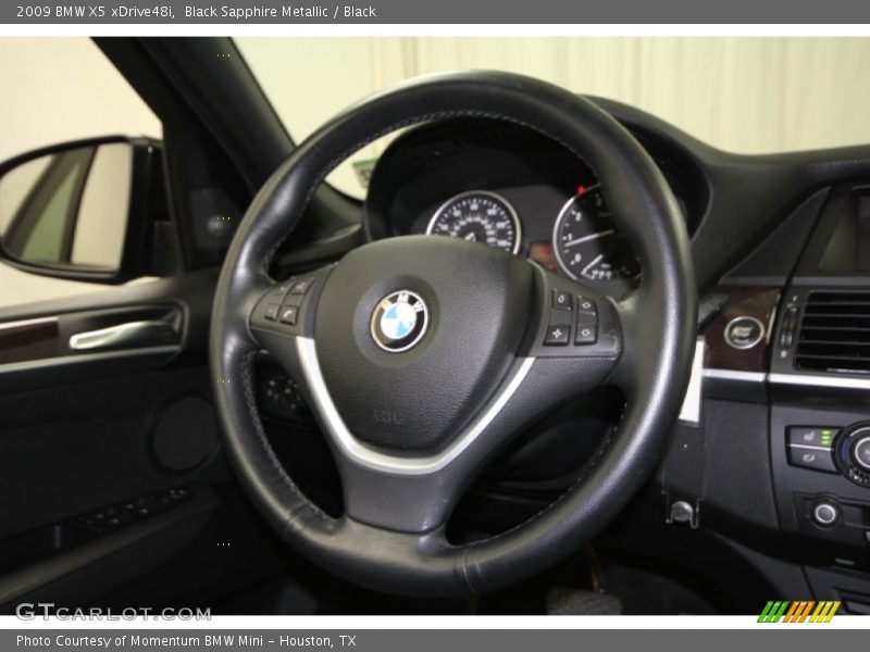 Black Sapphire Metallic / Black 2009 BMW X5 xDrive48i