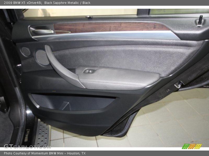 Black Sapphire Metallic / Black 2009 BMW X5 xDrive48i