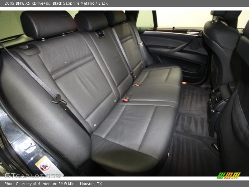 Black Sapphire Metallic / Black 2009 BMW X5 xDrive48i
