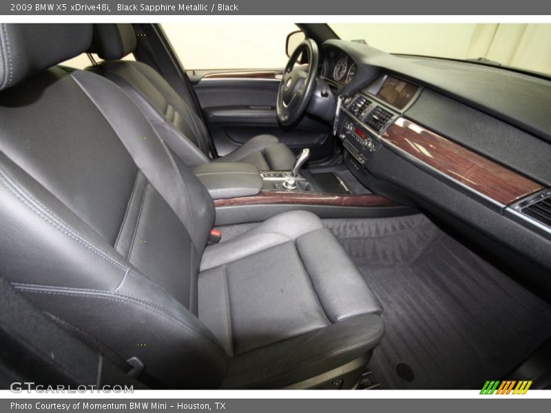 Black Sapphire Metallic / Black 2009 BMW X5 xDrive48i