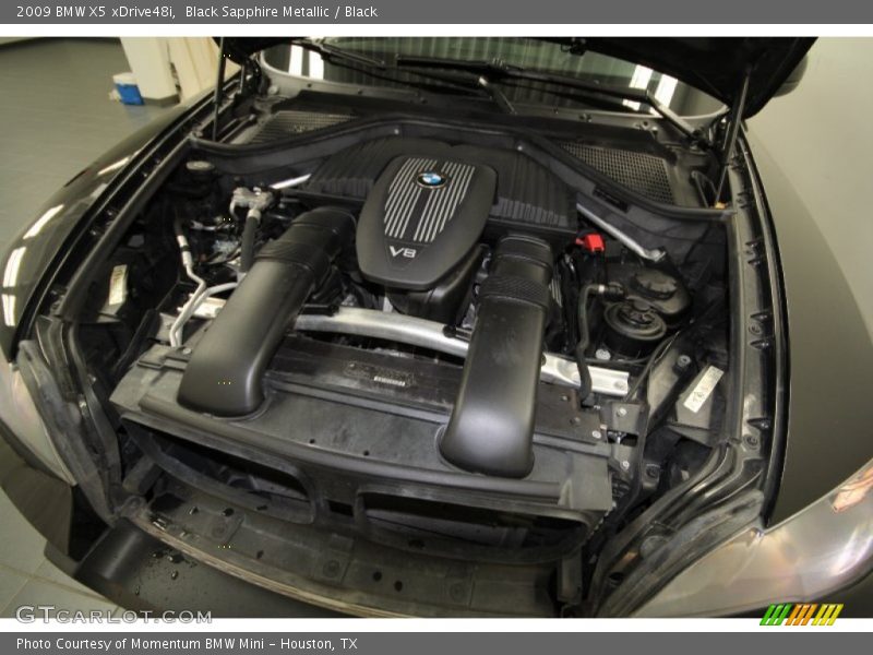 Black Sapphire Metallic / Black 2009 BMW X5 xDrive48i