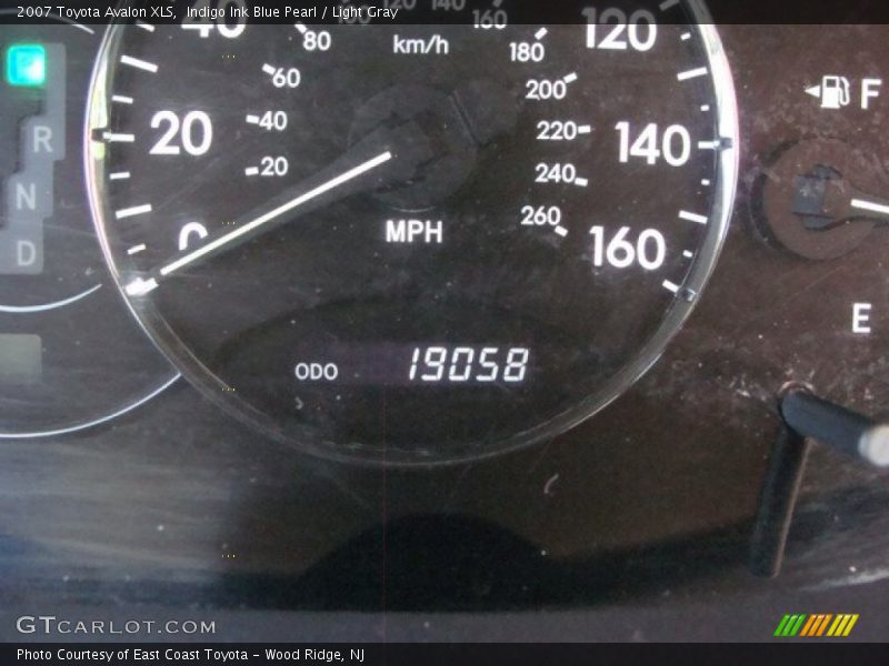 Indigo Ink Blue Pearl / Light Gray 2007 Toyota Avalon XLS