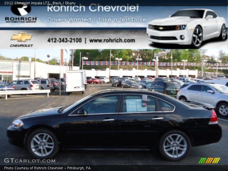 Black / Ebony 2012 Chevrolet Impala LTZ
