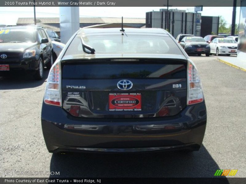 Winter Gray Metallic / Dark Gray 2010 Toyota Prius Hybrid II