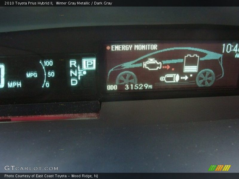 Winter Gray Metallic / Dark Gray 2010 Toyota Prius Hybrid II