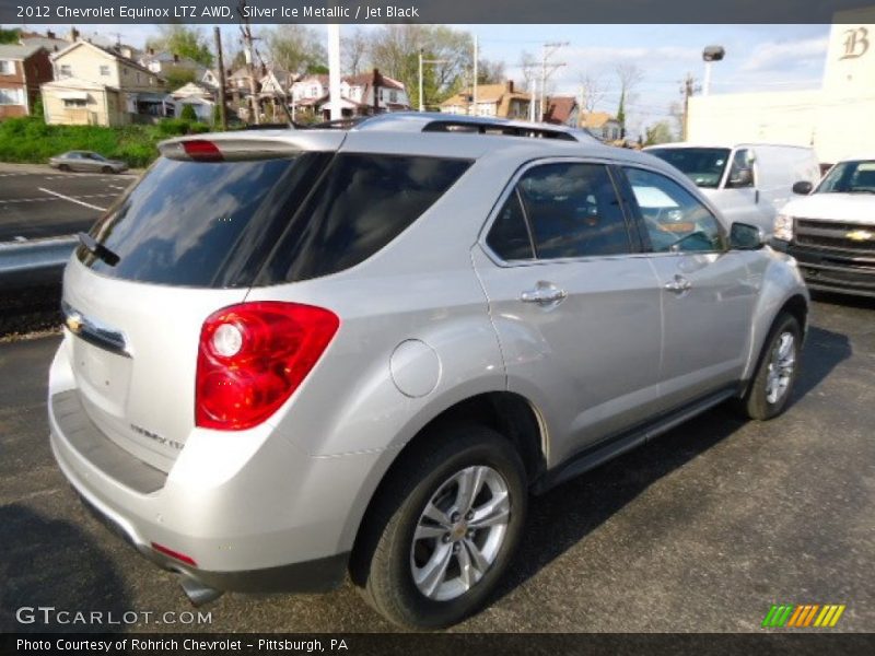 Silver Ice Metallic / Jet Black 2012 Chevrolet Equinox LTZ AWD