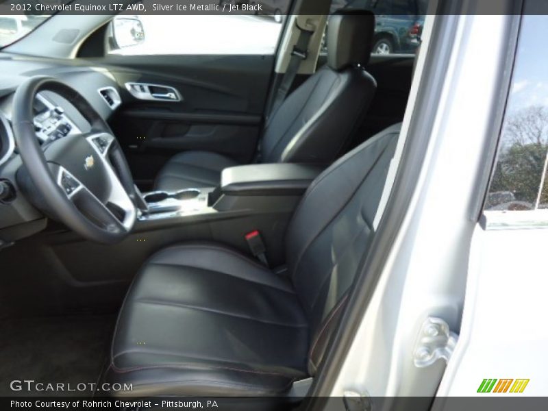 Silver Ice Metallic / Jet Black 2012 Chevrolet Equinox LTZ AWD