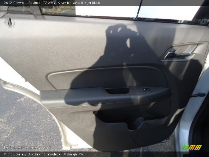 Silver Ice Metallic / Jet Black 2012 Chevrolet Equinox LTZ AWD