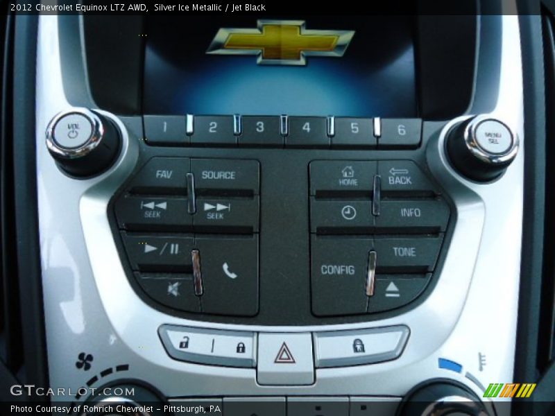 Silver Ice Metallic / Jet Black 2012 Chevrolet Equinox LTZ AWD