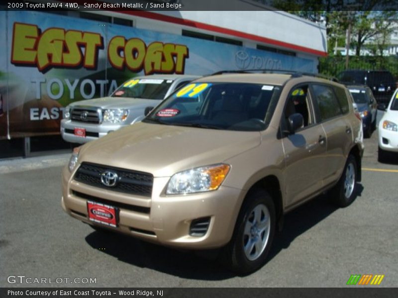 Sandy Beach Metallic / Sand Beige 2009 Toyota RAV4 4WD