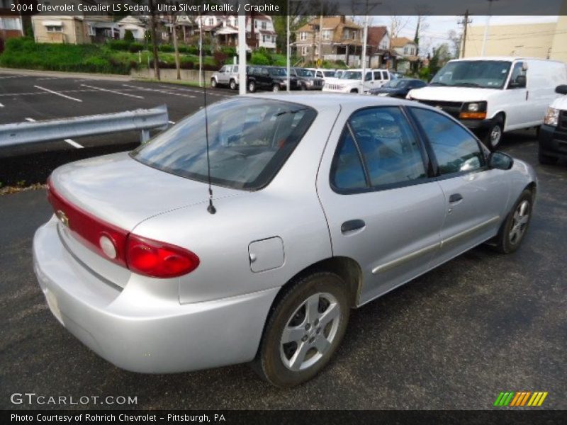 Ultra Silver Metallic / Graphite 2004 Chevrolet Cavalier LS Sedan