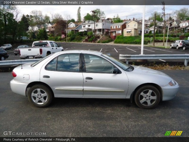 Ultra Silver Metallic / Graphite 2004 Chevrolet Cavalier LS Sedan