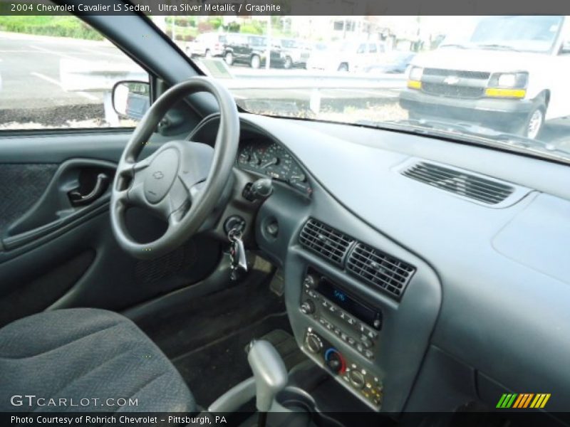 Ultra Silver Metallic / Graphite 2004 Chevrolet Cavalier LS Sedan