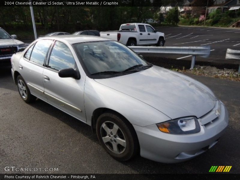 Ultra Silver Metallic / Graphite 2004 Chevrolet Cavalier LS Sedan