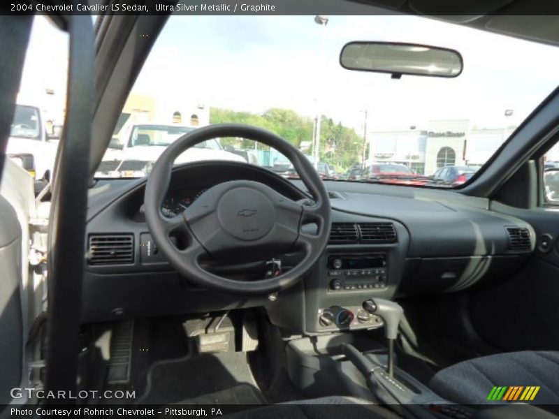 Ultra Silver Metallic / Graphite 2004 Chevrolet Cavalier LS Sedan