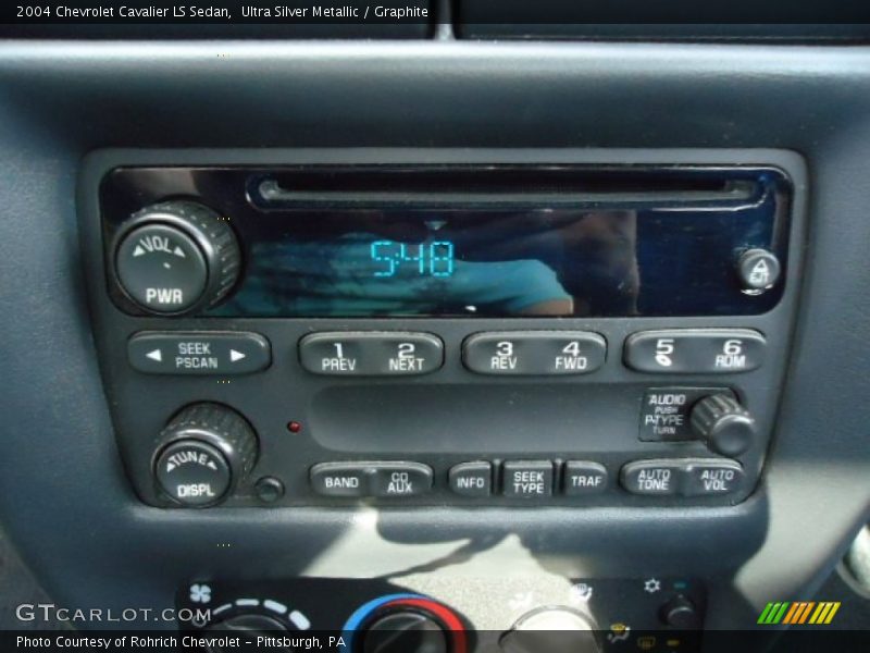 Ultra Silver Metallic / Graphite 2004 Chevrolet Cavalier LS Sedan