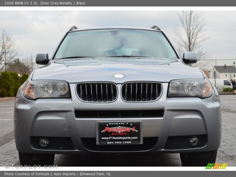 Silver Grey Metallic / Black 2006 BMW X3 3.0i