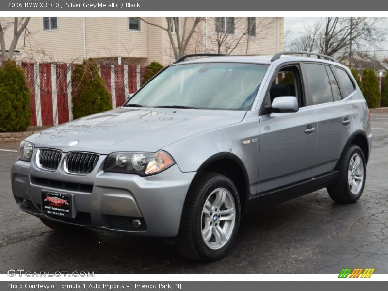 Silver Grey Metallic / Black 2006 BMW X3 3.0i