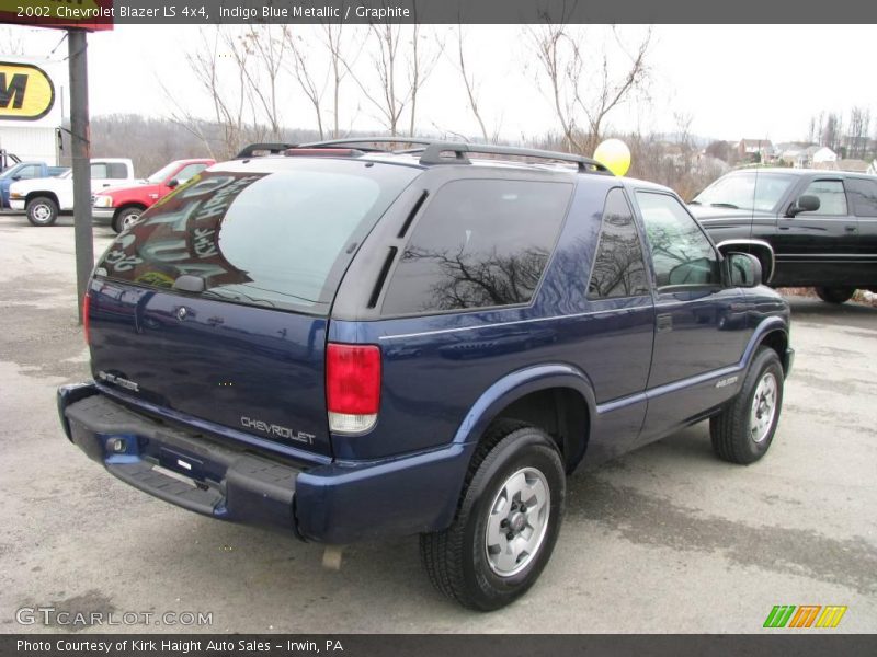 Indigo Blue Metallic / Graphite 2002 Chevrolet Blazer LS 4x4