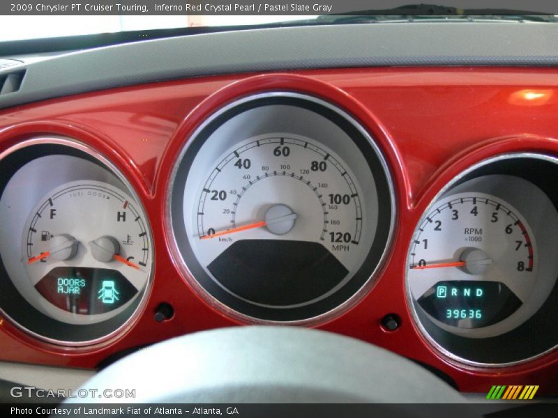 Inferno Red Crystal Pearl / Pastel Slate Gray 2009 Chrysler PT Cruiser Touring
