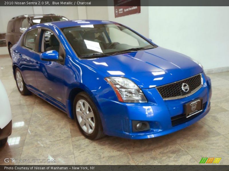 Blue Metallic / Charcoal 2010 Nissan Sentra 2.0 SR