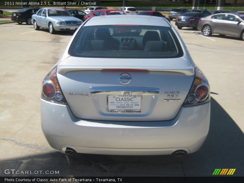 Brilliant Silver / Charcoal 2011 Nissan Altima 2.5 S