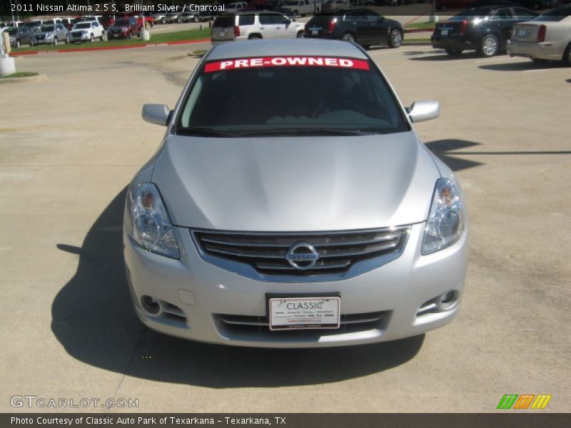 Brilliant Silver / Charcoal 2011 Nissan Altima 2.5 S