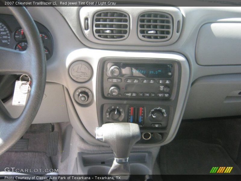 Red Jewel Tint Coat / Light Gray 2007 Chevrolet TrailBlazer LS