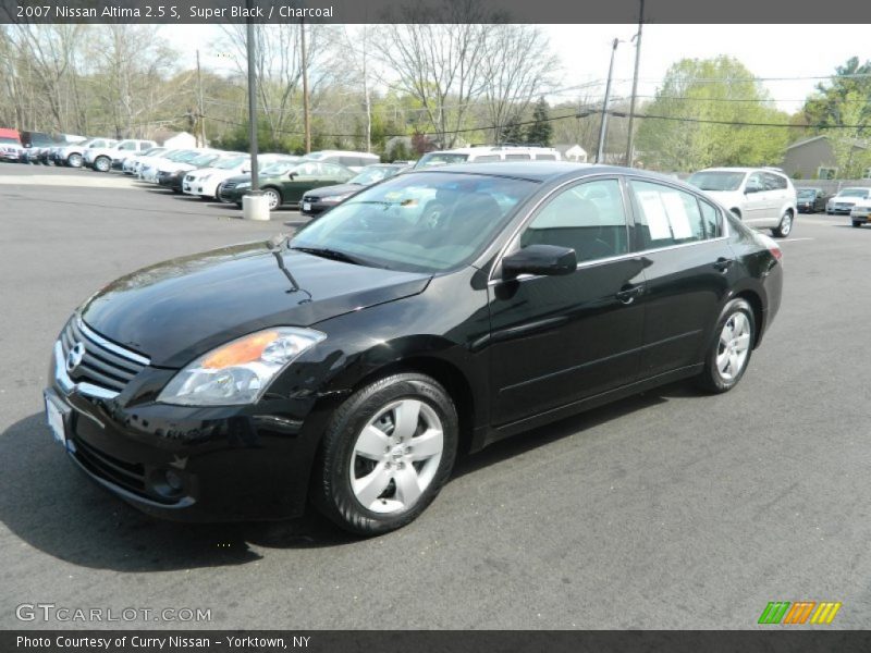 Super Black / Charcoal 2007 Nissan Altima 2.5 S